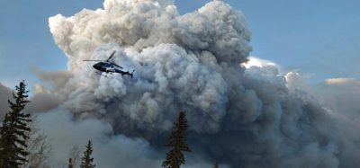 Fort McMurray Fire Helicopter