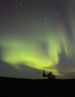 northern lights helicopter tour