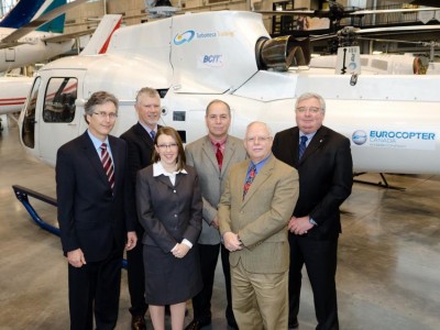 AS350 Training Air Hand Over Ceremony at BCIT