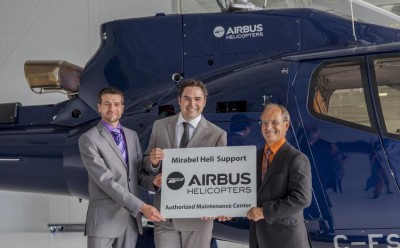 Photo ceremonie Mirabel Heli Support & Airbus Helicopters