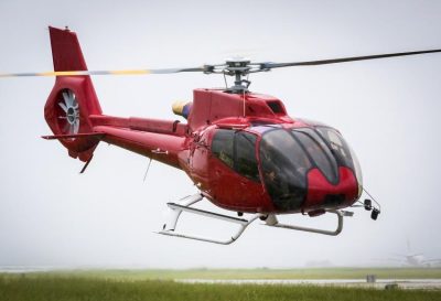 Livraison du 1er H130 en Suisse à Air Zermatt, le 27 avril 2015.