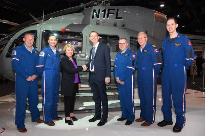 STARS Air Ambulance signs multi-H145 aircraft deal at Heli-Expo 2018 in Las Vegas, NV.